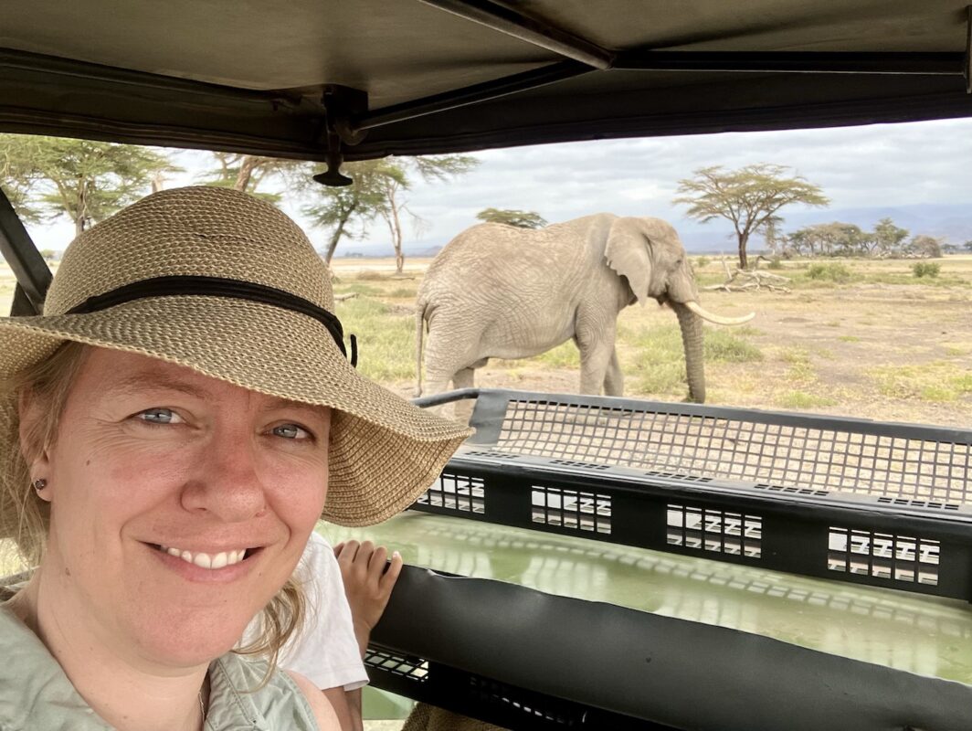 Marion op safari in Enduimet in Tanzania met Caracal Tours & Safaris