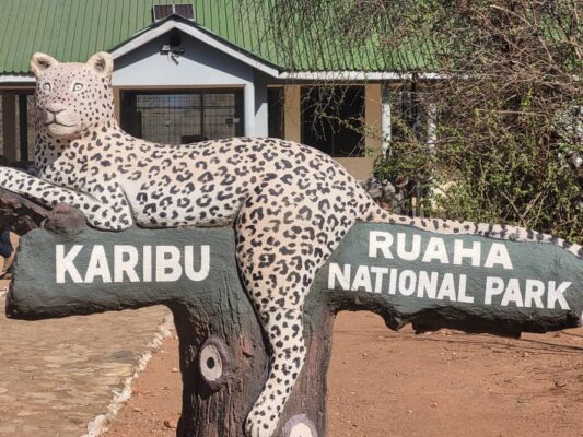 Ingang Ruaha tijdens een safari met Caracal Tours & Safaris in Tanzania